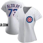 Adbert Alzolay Women's Chicago Cubs White Authentic Home Jersey