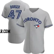 Addison Barger Men's Toronto Blue Jays Gray Authentic Road Jersey