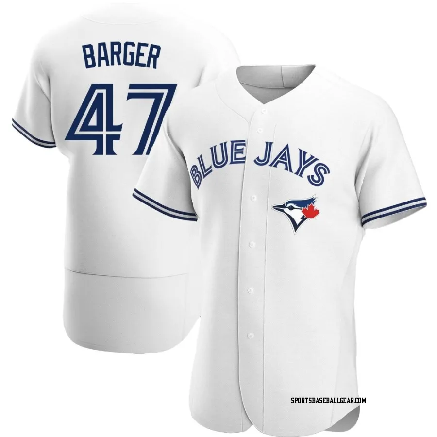 Addison Barger Men's Toronto Blue Jays White Authentic Home Jersey