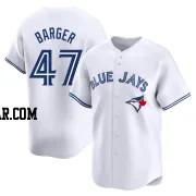 Addison Barger Men's Toronto Blue Jays White Limited Home Jersey