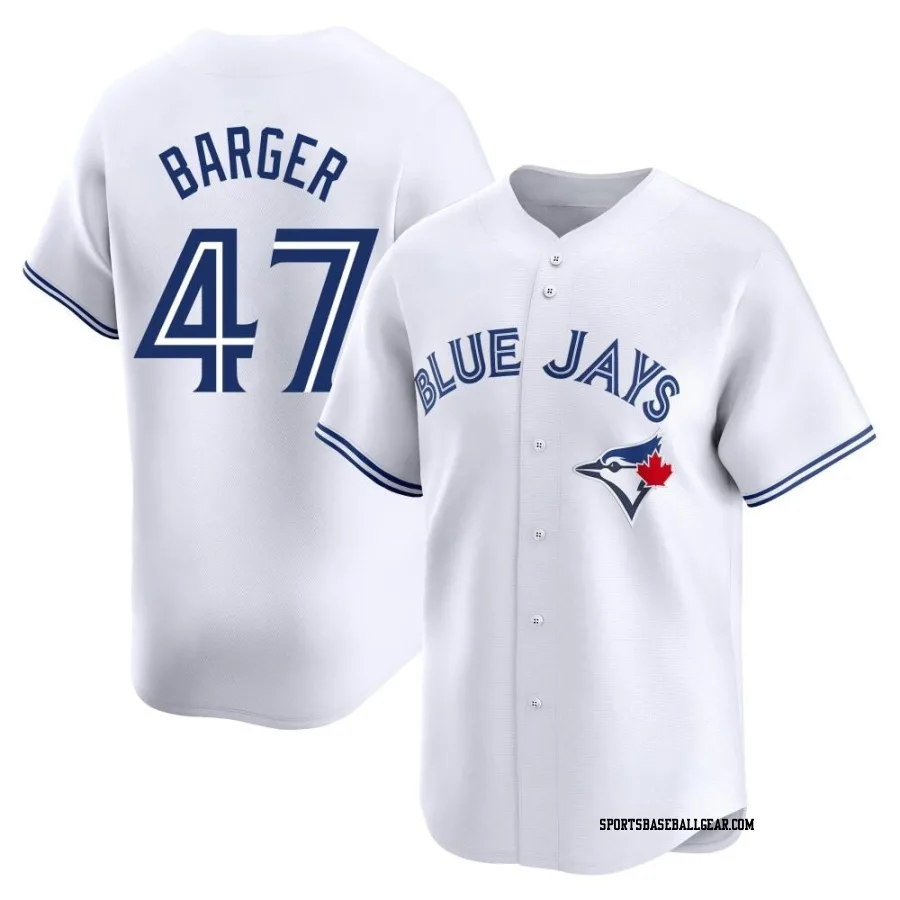 Addison Barger Men's Toronto Blue Jays White Limited Home Jersey