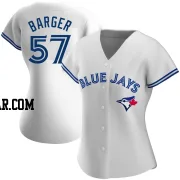 Addison Barger Women's Toronto Blue Jays White Authentic Home Jersey