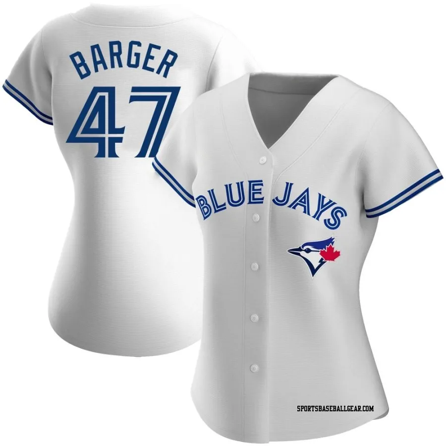 Addison Barger Women's Toronto Blue Jays White Authentic Home Jersey