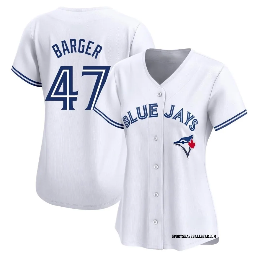 Addison Barger Women's Toronto Blue Jays White Limited Home Jersey