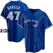 Addison Barger Youth Toronto Blue Jays Royal Replica Alternate Jersey