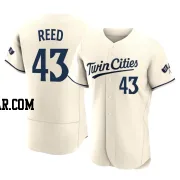 Addison Reed Men's Minnesota Twins Cream Authentic Alternate 2023 Jersey