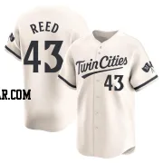 Addison Reed Men's Minnesota Twins Cream Limited Alternate Jersey