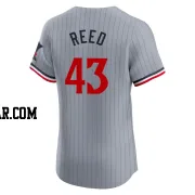 Addison Reed Men's Minnesota Twins Gray Elite Road Jersey