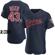 Addison Reed Men's Minnesota Twins Navy Authentic Alternate 60th Season Team Jersey