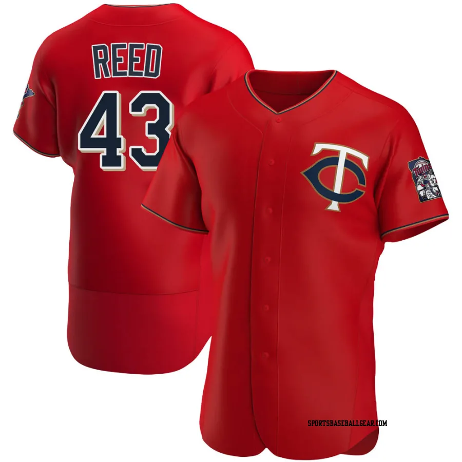 Addison Reed Men's Minnesota Twins Red Authentic Alternate Jersey