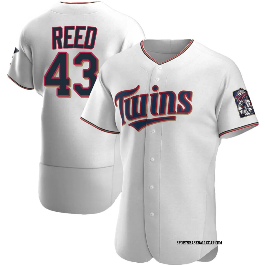 Addison Reed Men's Minnesota Twins White Authentic Home Jersey