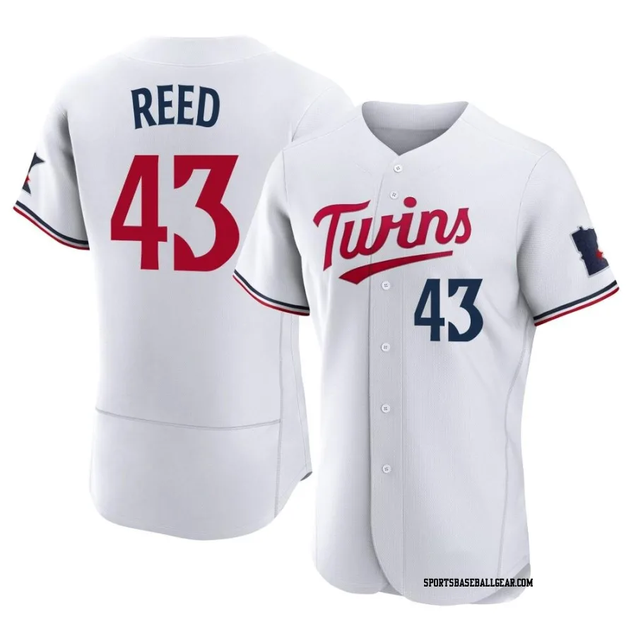 Addison Reed Men's Minnesota Twins White Authentic Home Jersey