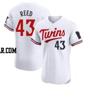 Addison Reed Men's Minnesota Twins White Elite Home Jersey