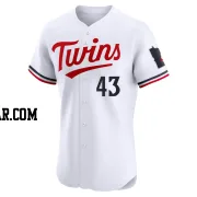 Addison Reed Men's Minnesota Twins White Elite Home Jersey