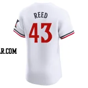 Addison Reed Men's Minnesota Twins White Elite Home Jersey