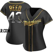 Addison Reed Women's Minnesota Twins Black Golden Replica Alternate Jersey