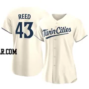 Addison Reed Women's Minnesota Twins Cream Authentic Alternate Jersey