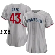 Addison Reed Women's Minnesota Twins Gray Authentic Road Jersey