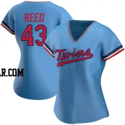 Addison Reed Women's Minnesota Twins Light Blue Authentic Alternate Jersey