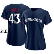 Addison Reed Women's Minnesota Twins Navy Authentic Alternate Jersey