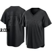 Addison Russell Men's Chicago Cubs Black Replica Pitch Fashion Jersey