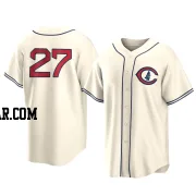 Addison Russell Men's Chicago Cubs Cream Replica 2022 Field Of Dreams Jersey