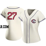 Addison Russell Women's Chicago Cubs Cream Authentic 2022 Field Of Dreams Jersey