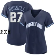 Addison Russell Women's Chicago Cubs Navy Authentic 2021 City Connect Jersey