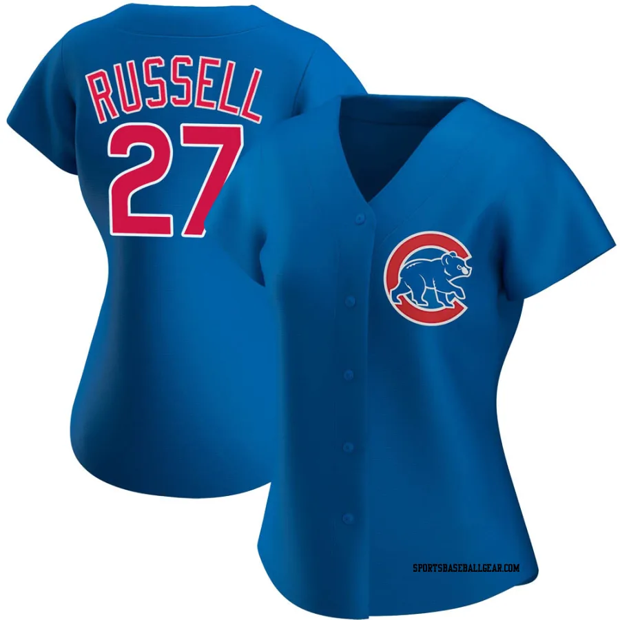 Addison Russell Women's Chicago Cubs Royal Authentic Alternate Jersey