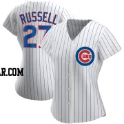 Addison Russell Women's Chicago Cubs White Authentic Home Jersey