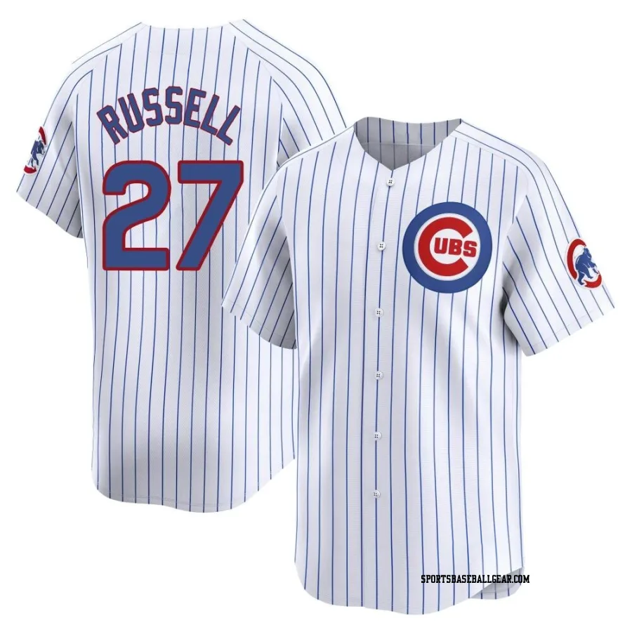 Addison Russell Youth Chicago Cubs White Limited Home Jersey