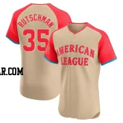 Adley Rutschman Men's Baltimore Orioles Cream Elite American League 2024 All-Star Game Jersey