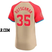 Adley Rutschman Men's Baltimore Orioles Cream Elite American League 2024 All-Star Game Jersey