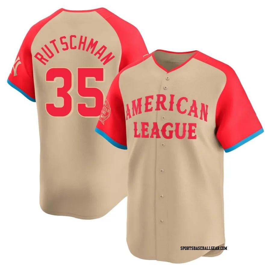 Adley Rutschman Men's Baltimore Orioles Cream Limited American League 2024 All-Star Game Jersey