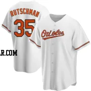 Adley Rutschman Men's Baltimore Orioles White Replica Home Jersey