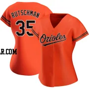 Adley Rutschman Women's Baltimore Orioles Orange Authentic Alternate Jersey