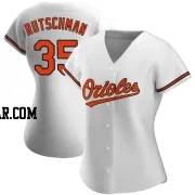 Adley Rutschman Women's Baltimore Orioles White Authentic Home Jersey