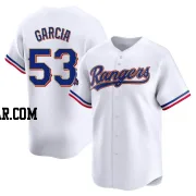 Adolis Garcia Men's Texas Rangers Gold Limited White 2024 Collection Jersey