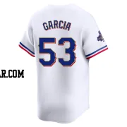 Adolis Garcia Men's Texas Rangers Gold Limited White 2024 Collection Jersey