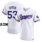 Adolis Garcia Men's Texas Rangers White Elite Home Jersey