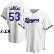 Adolis Garcia Men's Texas Rangers White Replica Home Jersey