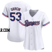 Adolis Garcia Women's Texas Rangers Gold Limited White 2024 Collection Jersey