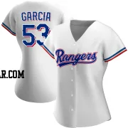 Adolis Garcia Women's Texas Rangers White Authentic Home Jersey