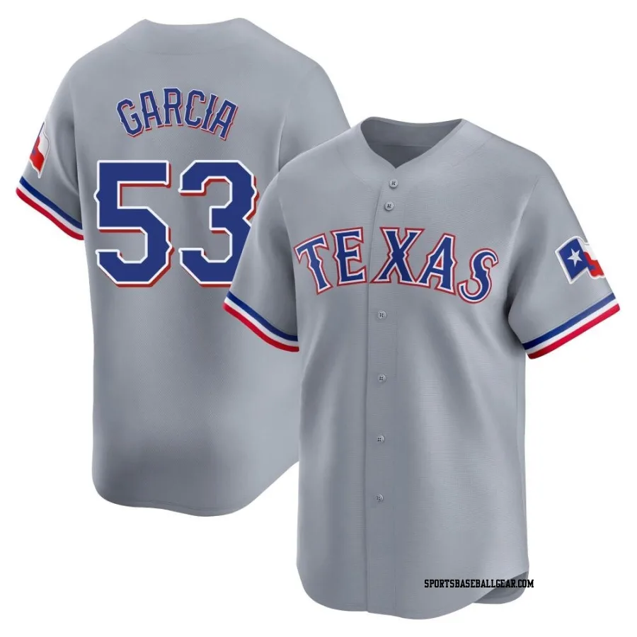 Adolis Garcia Youth Texas Rangers Gray Limited Away Jersey