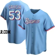 Adolis Garcia Youth Texas Rangers Light Blue Replica Alternate Jersey