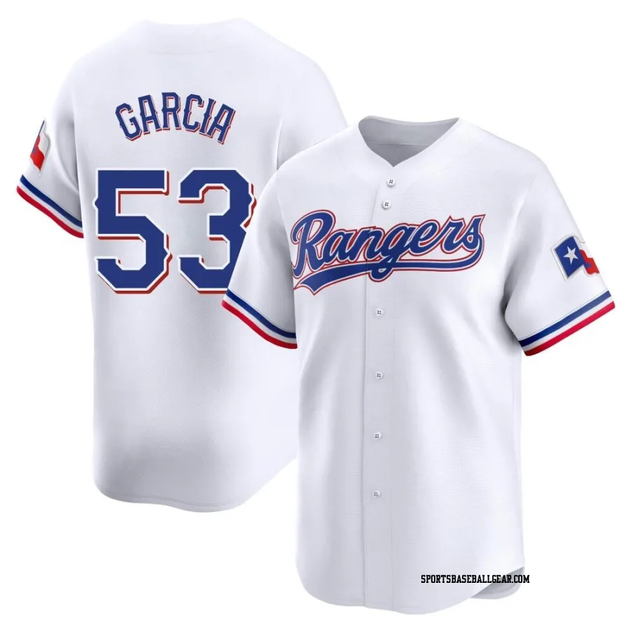 Adolis Garcia Youth Texas Rangers White Limited Home Jersey