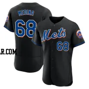 Adonis Medina Men's New York Mets Black Authentic 2022 Alternate Jersey