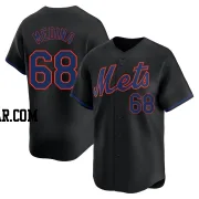 Adonis Medina Men's New York Mets Black Limited Alternate Jersey