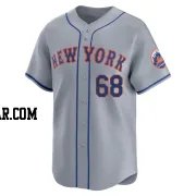 Adonis Medina Men's New York Mets Gray Limited Away Jersey