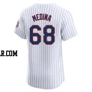 Adonis Medina Men's New York Mets White Elite Home Jersey